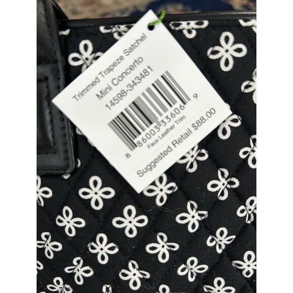 Vera Bradley Trimmed Trapeze Satchel "Mini Concerto" MSRP‎ $88 - Picture 5 of 5